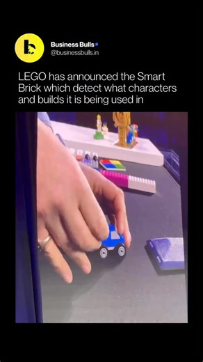 Business Bulls | AI on Instagram: "Lego just unveiled what may be the smallest computer at CES 2026, hidden inside a regular 2x4 brick. The new Smart Play brick packs processing, sensors, LEDs, audio, and wireless networking into a snap-fit toy. No cameras, no cloud AI, just smart hardware that reacts in real time while staying invisible inside the build. Via: Lego Liked this content? Follow @Businessbulls.in for more! #Businessbulls #Lego"