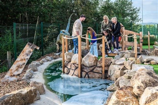 Jurassic Village adventure golf course off to a roaring start