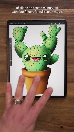 Procreate Tips #8: Gestures/Shortcuts in Procreate! #shorts