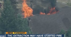 Hash oil explosion may have caused house fire