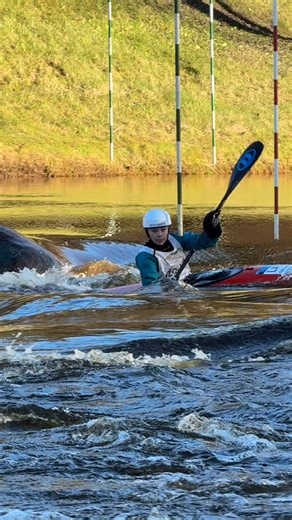 Training in Valmiera 🇱🇻 #paddling #canoeslalom #kayaking #kayak | Canoe Slalom Ozolnieki