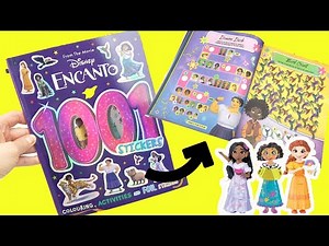 Disney Encanto Activity Coloring Book Pages with Mirabel, Luisa, Isabela Characters