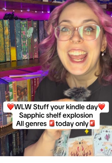 🚨 IT’S SAPPHIC STUFF YOUR KINDLE DAY 🚨 Today (26 Feb) is the Second Annual Sapphic Shelf Explosion by @Year of Queer Lit 🏳️‍🌈📚 💕🌈 That means queer women loving women books are FREE or discounted across romance, fantasy, mystery, thriller, YA & sci-fi and more. And yes… your sapphic TBR is about to explode. It’s today only, so make sure you double check the price before you one-click 👀 and happy reading! Links are in my b!0 as always and tell me what you’re grabbing 😍 #stuffyourkindle #s