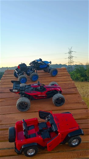 3 Rc car Remote control jump 🔥😱