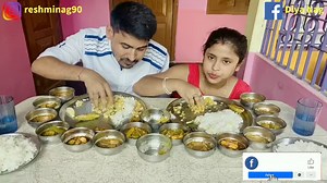 15M views · 240K reactions | BIG VEG THALI CHALLENGE | আজকে শুক্রবার তাই আমি সব গুলো আইটেম নিরামিষ রান্না করেছি | FOOD CHALLENGE Facebook  https://www.facebook.com/104236101429378/posts/104259618093693/ Instagram  https://www.instagram.com/reshminag90/ YouTube  https://www.youtube.com/c/MrMrsNag | Diya Nag | Facebook