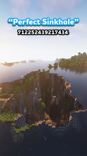 The BEST Minecraft Sinkhole Seeds! 😱 | #minecraft #mc #minecraftbedrock #minecraftseeds #seeds #minecraftsinkhole #sinkhole #minecraftjava