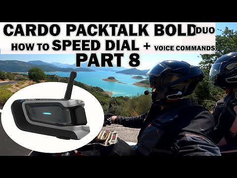 HOW TO Make a Phone Call CARDO PACKTALK BOLD-SLIM EDGE - Speed Dial -PART 8
