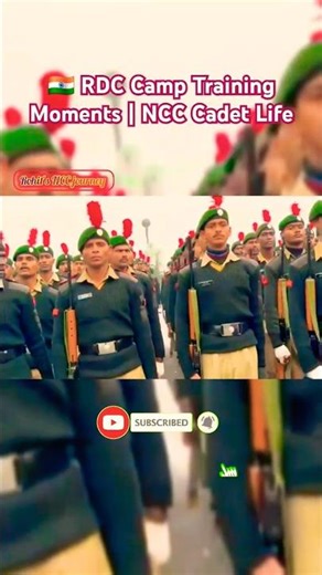 🇮🇳 RDC Camp Training Moments | NCC Cadet Life#RDCcamp #NCCcadet #NCCtraining #RepublicDayParade#ncc