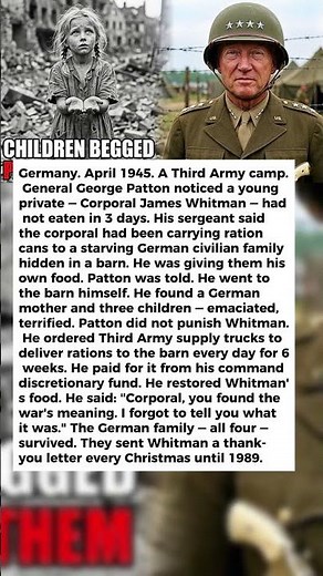 What General Patton Did When He Saw a Soldier Refusing to Eat for 3 Days