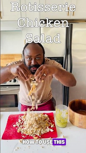 Easy Rotisserie Chicken Salad with Green Sauce
