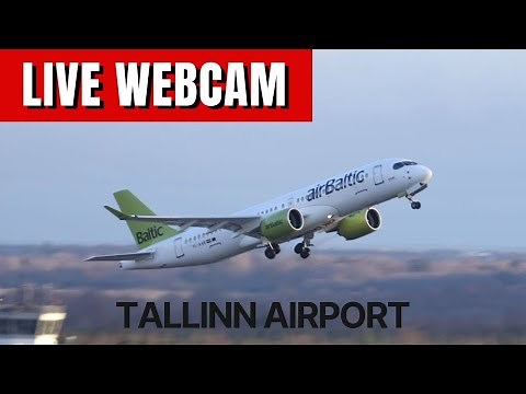 LIVE Tallinn Airport (TLL/EETN) Webcam 21.12.2023