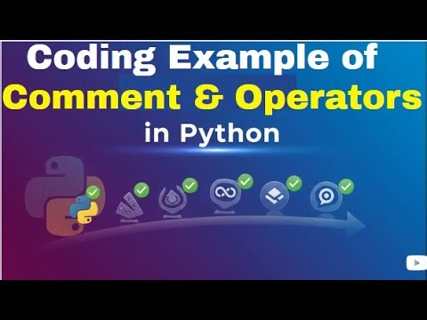 Python Tutorial : Comment and Operators in Python #python #pythontutorial