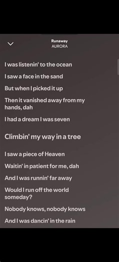 runaway #lyrics #runaway #aurora #song #spotify | runaway by aurora