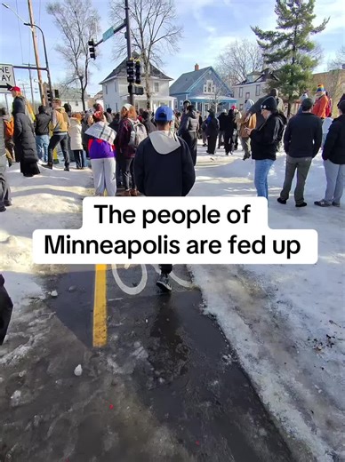 The people of mpls showed their frustration after the incident where the lady lost her life. #fyp #minneapolis #police #ice #fypシ゚viral