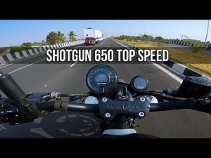 Royal Enfield Shotgun 650 Top Speed