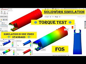 Solidworks simulation | How to make Torque simulation in Solidworks