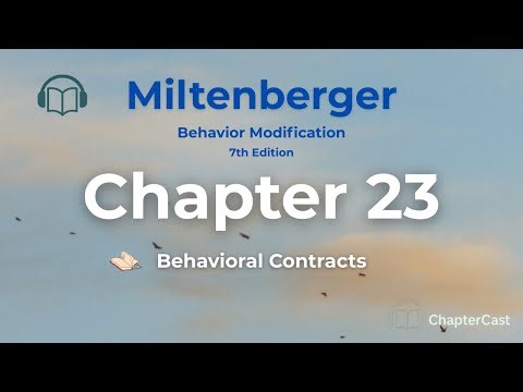 Behavioral Contracts Explained: Chapter 23 Miltenberger | ABA Made Simple