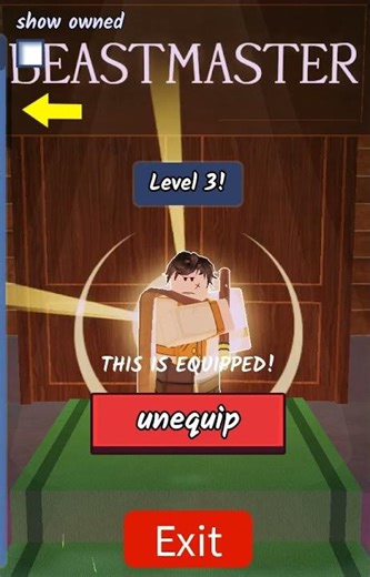 Beastmaster class Maxed out in 99 nights in the forest #roblox #trending #shorts #viral