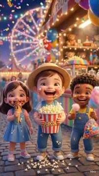 Fun Fair Song for Kids #cartoon #kids #mela