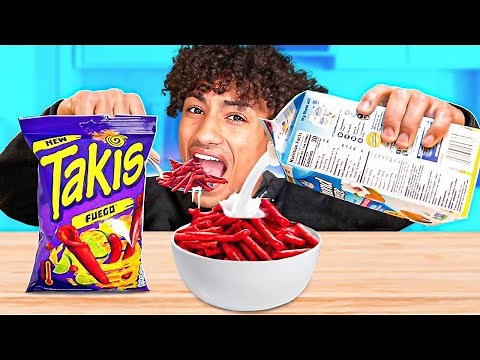 Eating The WEIRDEST Food Combinations EVER!!