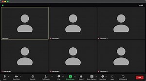 Premium Vector | Template video conference user interface Application for social communication