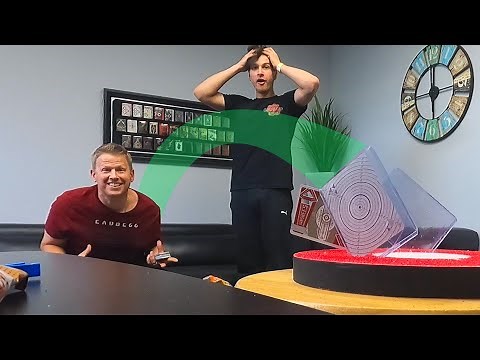 How to Make a Card Throwing Precision Trick Shot 👊 Ft. Matt Brockman