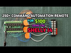 DIY 16-Channel 250+ Command Automation Remote with the Shelly i4
