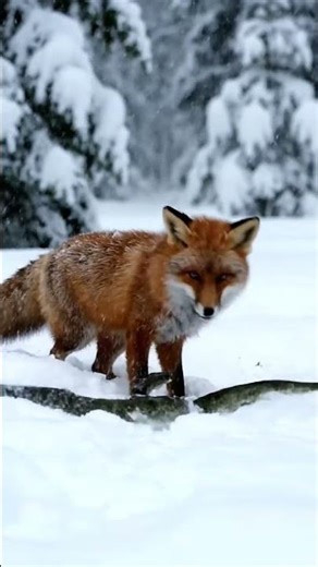 Snake and Fox in the Snowfall #animals #truehorrorstory #wildlife #terrifyingtales