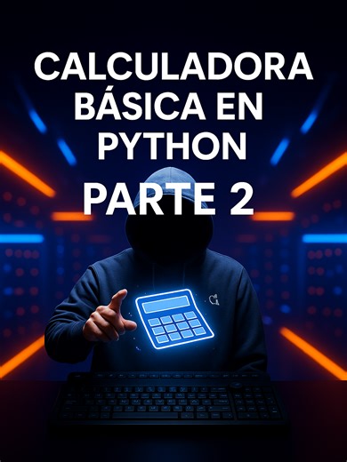 calculadora basica con Python #2026vibes #learnwithtiktok #CodeTok #tutorial