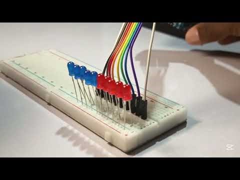#LEDPatterns #ArduinoProjects Arduino LED Patterns Tutorial | 10 LEDs 100 Effects | No Library