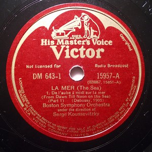 Debussy / Boston Symphony Orchestra, Serge Koussevitzky - La Mer (The Sea)