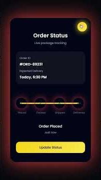 Animated progress tracker using HTML CSS JS # SHORT_23