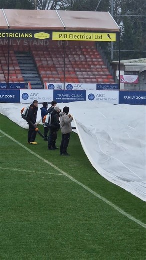 A lot of work going on in preparation for Crawley Town FC v Crewe Alexandra Football Club #football | Crawley Observer