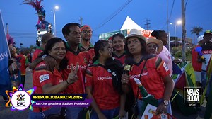 12K views · 96 reactions | Canadian support for Amazon Warriors... CPL Fan Chat at Qualifier Two between Guyana Amazon Warriors and Barbados Royals in the Republic Bank CPL at the National Stadium, Providence (Video: News Room/Avidesh Narine/October 4, 2024) #CPL2024 #CPLCHAT #newsroomsport | News Room | Facebook