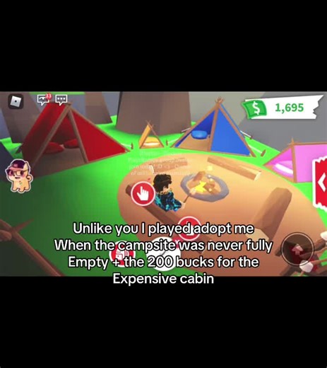 The cabin was NOT worth 200 bucks #adoptme #2017 #campsite #✌️