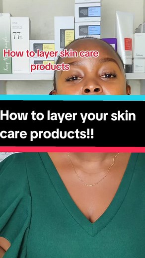 How to layer your skin care products Correct way to layer your skin care products skincare products layering #layerskincareproducts #skincare101 #skincareroutine #skincare #koreanglassskin #koreanskincare #kbeauty #skincareproducts #skincaremusthaves