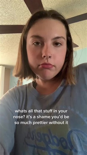 all senior citizens hate the septum piercing…. 💔