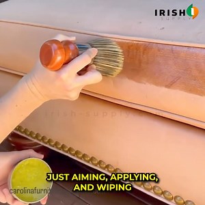 101K views | Revitalize Your Leather Furniture with LEATHERGLOW! This natural, non-toxic formula rejuvenates your leather, removing scratches and restoring its original beauty. Easy application with our Premium Brush. ✅ Free Delivery ✅ 14 Day Risk-Free Trial | IrishSupply | Facebook