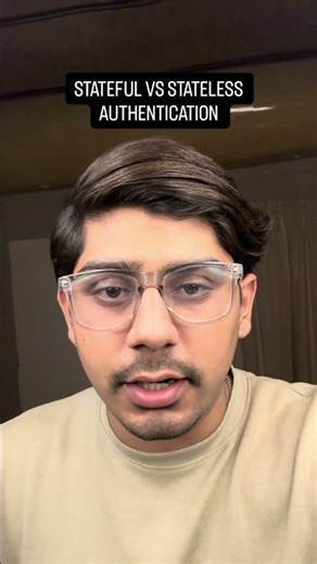 Difference between stateful and stateless authentication.. #coding #javascript #backend #programming