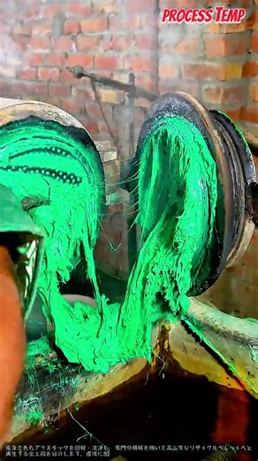Plastic Recycling Process inside the Factory #worker #process #recycling #factory #industry