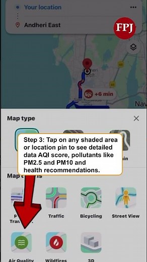 Track Real-Time Air Quality on Google Maps: How to Check AQI on Your Smartphone