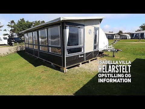 Isabella Villa helårstelt - opstilling og information