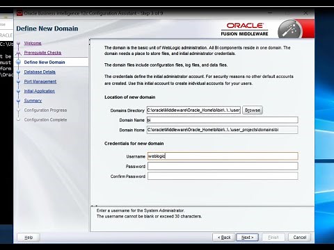 OBIEE 12c Installation on VM