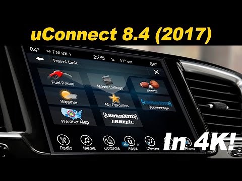 2017 Chrysler uConnect 8.4 Infotainment Review - In 4K!