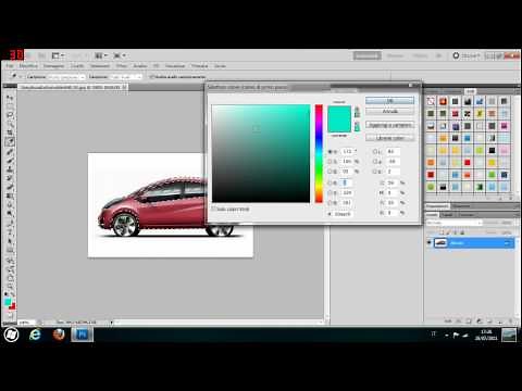 Adobe Photoshop CS5 TUTORIAL - Come Cambiare Colore agli Oggetti - ITALIANO