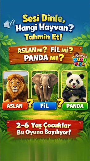 Çocuğunuz Bu Hayvan Sesini Tanıyabilir mi? 🐘