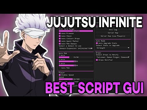 [FREE] JUJUTSU INFINITE SCRIPT GUI 🥷 | WEAPON & SKILL GIVER, KILL AURA | ALL EXECUTORS