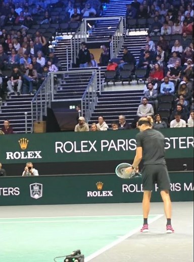 🔥 Zverev’s Serve in Slow Motion — Power and Precision! #tennis #parisrolexmasters