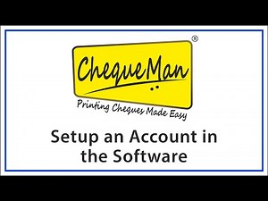 How to Setup an Account in the Software?