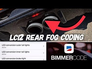 Mini F56 How to wire and code LCI2 JCW Rear Bumper Fog Light Retrofit
